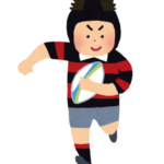 コラムイラスト（ラガーマン）